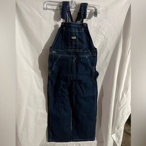 Youth Bib Overall Ring Spun Denim
 Size 8 NWT